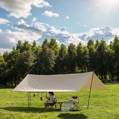 Camping Tarp Poles Tent Adjustable 80.7 inches, Dia 0.75″/Length 80.7″