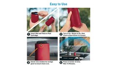 Lot of 2 Thermacell Patio Shield Mosquito Repeller 15 Ft DEET-Free Magenta MRPSP