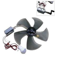 New DIY Breeze Wind Turbine/hand Crank Model Permanent Magnet Generator 12V 80W