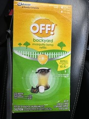 OFF! Backyard Mosquito Lamp Refills New 2 Diffusers 2 Candles