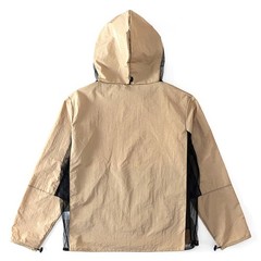 Fabric & Mesh Mosquito Jacket with Adjustable Hood & Storage Pocket, Lightwei…