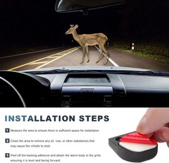 4PCS Deer Whistles for Car, Dual Construction Deer Warning Whistle Devices wi…