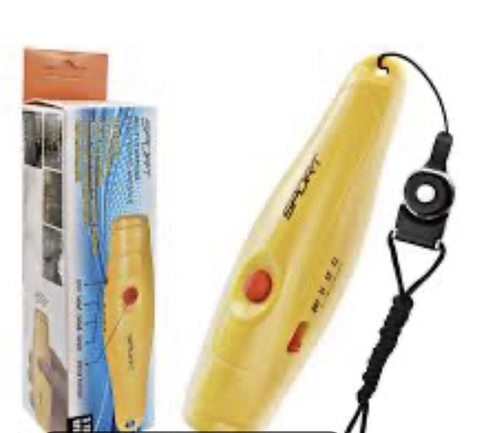 SPORT Electronic Safety Whistle 120 dB 3 Tones Wrist Strap Yellow
