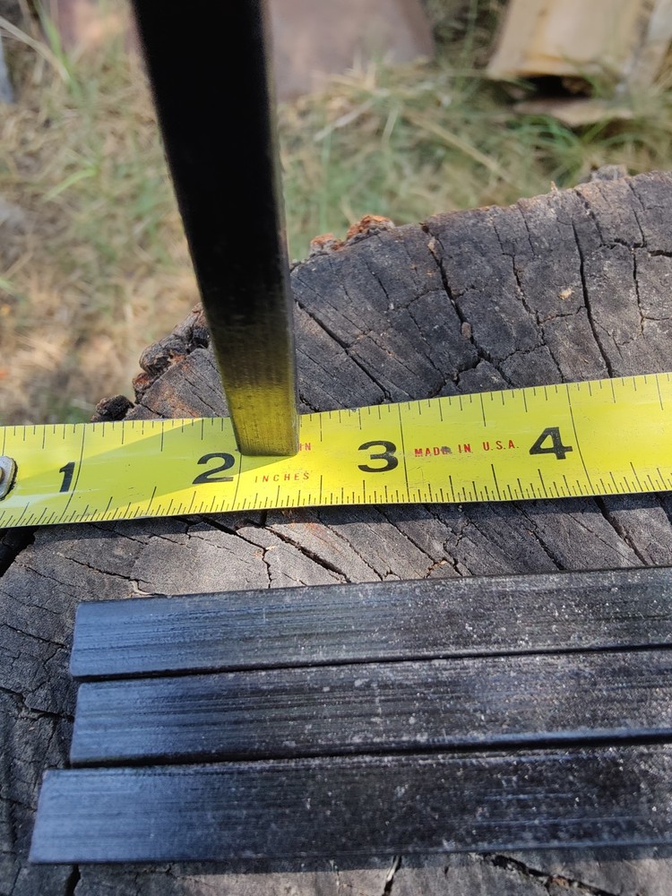 12,8,6,5 » x 3/8″ Square Mischmetal Ferrocerium firesteel ferro rod «El Kuatro.»