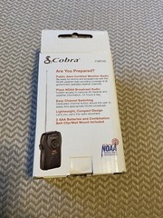 Cobra Weatherband CWR100 Portable Emergency Weather Radio with Box-NEW!!!!!