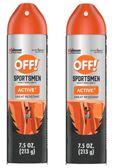 OFF! Sportsmen Active Insect Repellent 6 – 7.5 oz – 2 PK Aerosol
