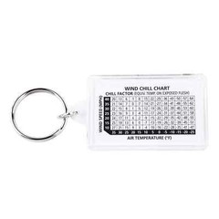 Coghlan’s Thermometer & Compass Key Chain Compact Lightweight Survival 9714