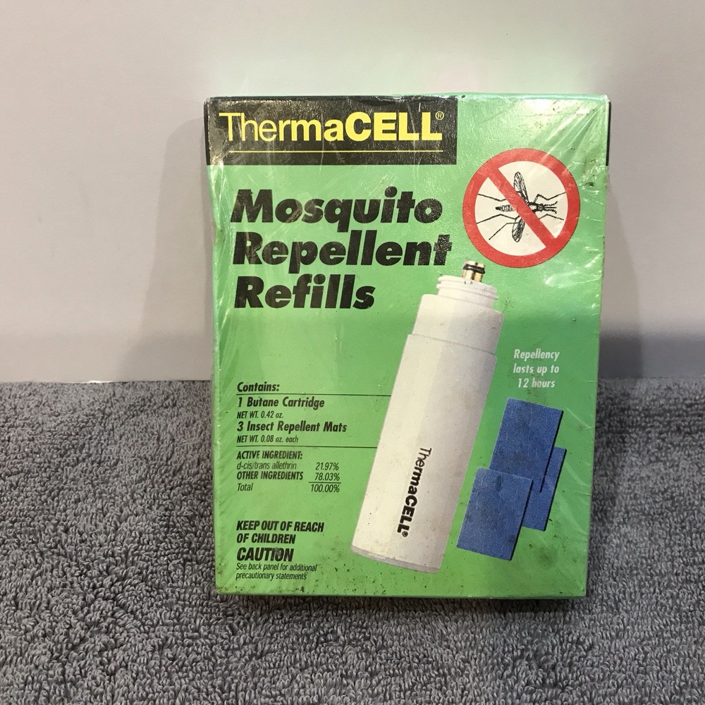 ThermaCELL Mosquito Repellent Refills Butane Cartridge & 3 Mats T20