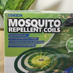 20 COILS – Mosquito Repellant Coils NATURAL 5-7 Hour Protection – NIB by USKICH