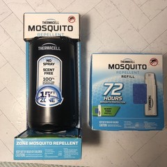 Thermacell Patio Shield Mosquito Repellent w Refill 6 Cartridge Pack + 18 Mats