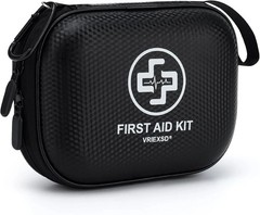 Mini First Aid Kit – 150 Piece Small Waterproof Hard Shell Medical Kit for Home,