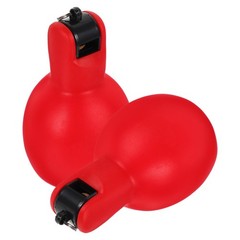 2 Pcs Portable Outdoor Whistle PVC Hand Squeeze for Survival Camping