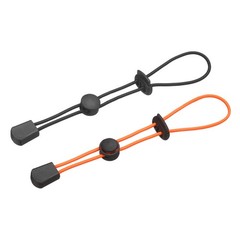 Climbing Stick Holder, Backpack Hiking Pole Ropes 8 Inch & 2 Pcs & Black/Orange