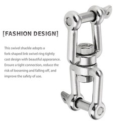 Boat Anchor Swivel Shackle 1/4 inch 5/16 inch 3/8 inch 1/2 inch (4 Size) Jaw …