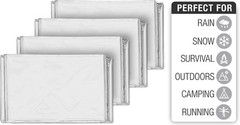 Compact 10 Pack Mylar Thermal Blankets for Cold Weather & Emergency Preparedness
