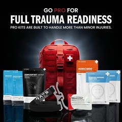Trauma Kit First Aid Kit with Tourniquet MyFAK PRO HSA FSA Items Premium Medical