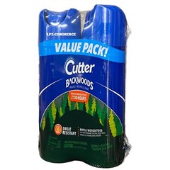 NEW Cutter Backwoods Insect Repellent Twin Pack