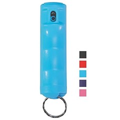 Vexor Police Strength Pepper Spray, Flip-Top Finger Grip, 20+ Shots, 10 Teal