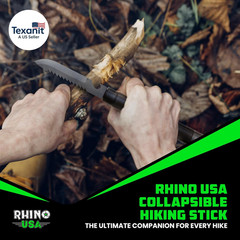 Tactical Hiking Stick with Integrated Survival Kit – Essential Camping Gear for