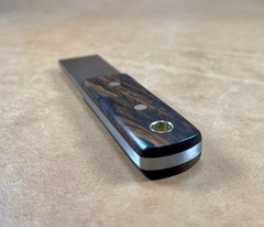 Bushcraft Striker Firesteel Scraper For Ferro Rod Carbon Steel Cocobolo Handle