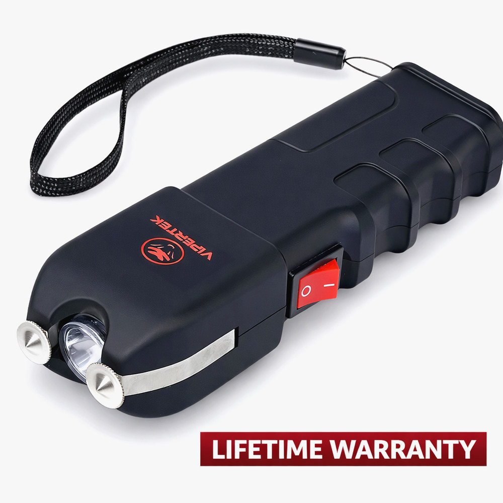 VIPERTEK Powerfull 700BV Stun Gun Self Defense Rechargeable with LED Light