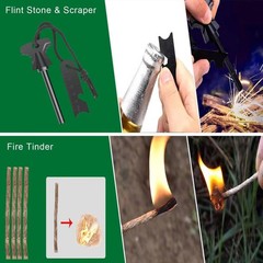 Survival Kit 35 in 1, First Aid Kit, Survival Gear, Survival Tool Gifts for M…