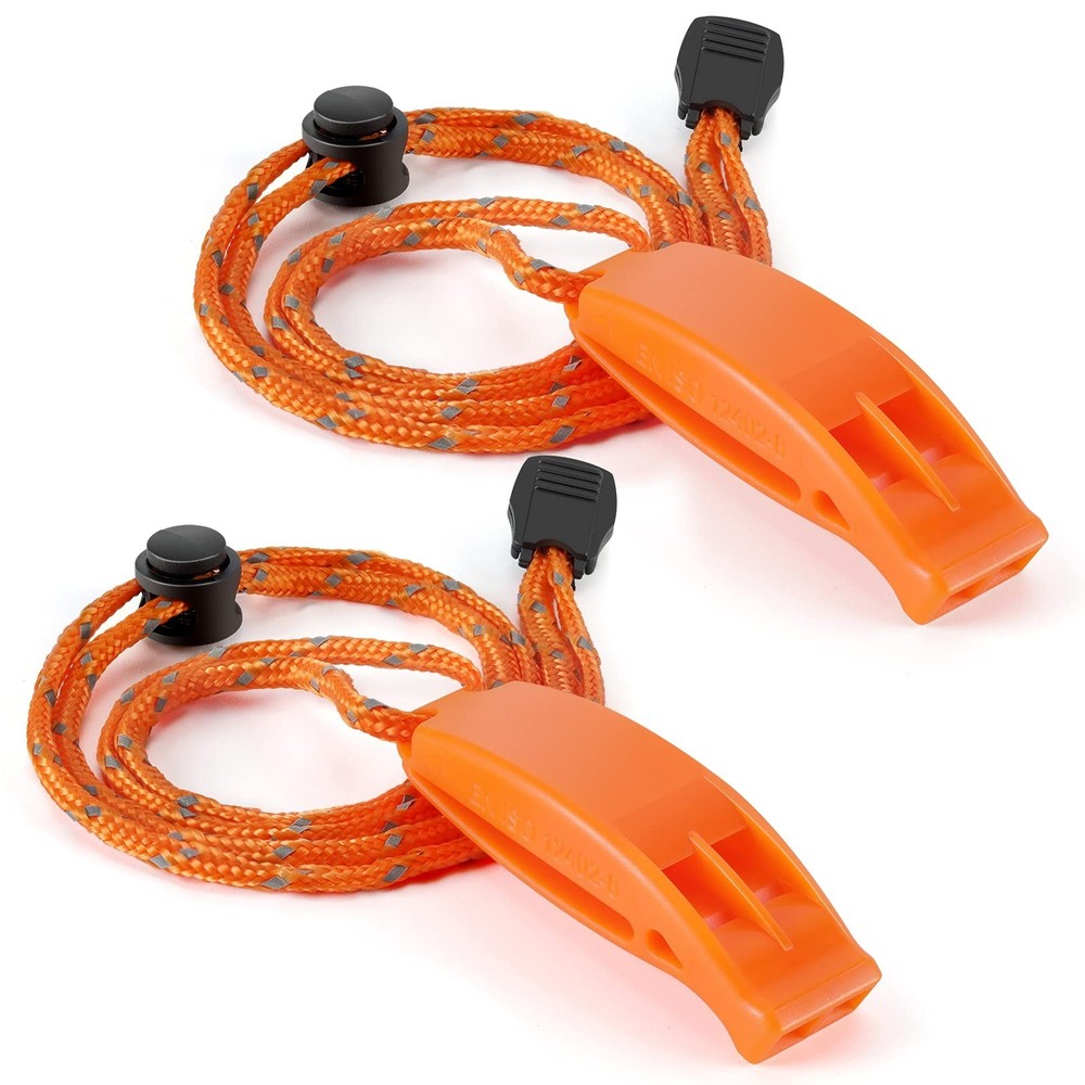 Hipat Emergency Whistle Super Loud Safety Whistle with Lanyard Ideal for Kayak