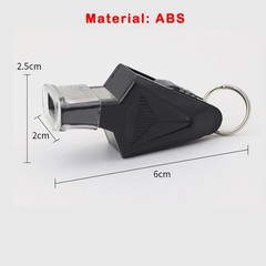 2x High-Pitch Whistle for Sports: Basketball, Soccer, Volleyball Referee Matches