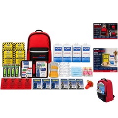 Emergency Preparedness Backpack: 107-Piece First Aid Kit & Survival Gear