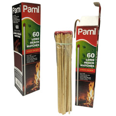 11″ Long Wooden Matches: 40CT