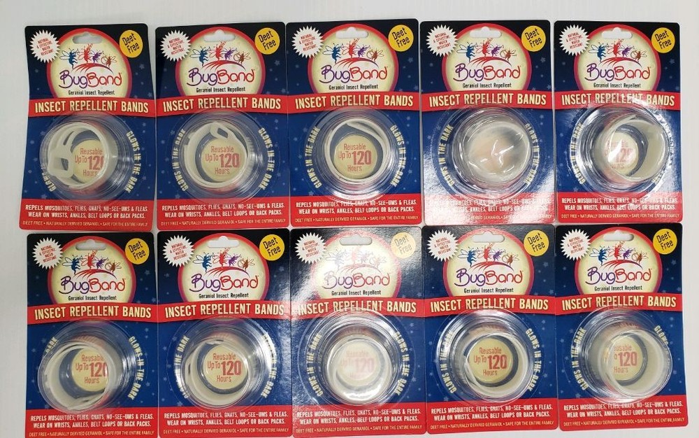 Citronella Insect Repelling Bracelets / Wristbands Waterproof DEET FREE
