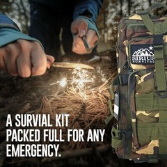 Vital 72 Hour Emergency Survival Kit for Family – 72 Hours of Food & Water for 2
