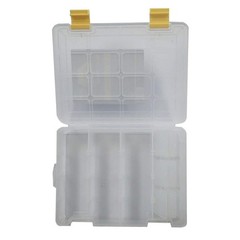 Plano 23705-00 Half-Size Stowaway with Adjustable Dividers, One Size, Clear