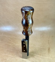 Bushcraft Camping Survival Firesteel Ferro Rod Cocobolo Striker Scraper Set