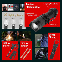 116PCS Survival Kit First Aid Emergency Gear Camping Hiking Bug Out Bag