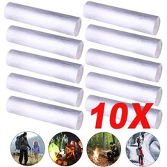 10PC 99.99％ Mg Magnesium Metal Rod Bar 16mmX9cm For Light Fire Camping Survival