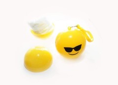 Emergency Rain Poncho set of 2 – 1 Sunglasses & 1 Smiley Emoji w/Key chain 