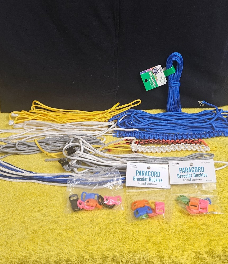 Lot of Parachute Cord Paracord for Survival Bracelets Jewelry Crafts make Gifts