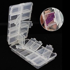 OriGlam Premium 20 Compartments Tackle Boxes, Utility Transparent