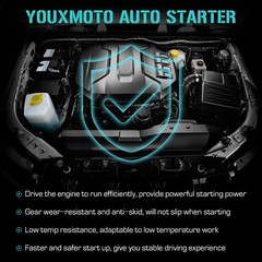 Youxmoto 19247 Starter For Ford F150 5.0L 2013-2017 For F250/F350 Super Duty