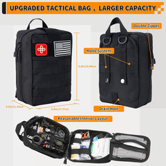 Survival Kit, Gifts for Men Women Teen Boys, 252 Pcs Survival Gear and Equipment