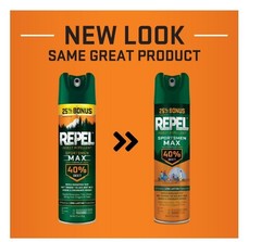 Repel Insect Repellent Sportsmen Max Formula 40% DEET, 8.125 Ounces, Twin Pack