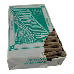D.D. Bean & Sons Thank You 50 Matchbooks Unopened , Extra Used Box