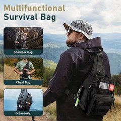 Survival Kit 260Pcs Survival Gear and Supplies for Camping Hiking Hunting Outdoo