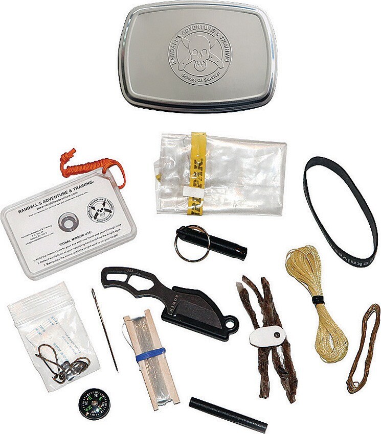 ESEE Mini Survival Kit w/Gibson Pinch Knife in Embossed Tin PINCH-KIT