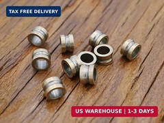 Retro Brass Paracord Beads,10pcs EDC Charms Pendant for Knife Lanyard Cord Brace