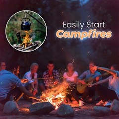 Natural Fire Starters (120 PCS) – All-Weather, Odorless, Non-Toxic for Campfire,