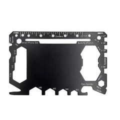 Multipurpose Tool 46 in 1 Credit Card Size Outdoor Camping Survival Accessories