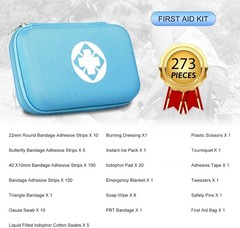 YIDERBO 273-Piece Emergency First Aid Kit Home Workplace Survival OSHA ANSI