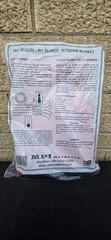 Vtg All-Weather Waterproof Outdoor Survival Blanket – Red/Silver.